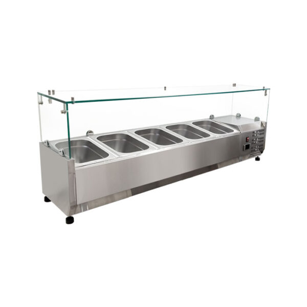 Salsera Refrigerada 5 Dep - Sobremesa 120 cm TIERRAS BAJAS