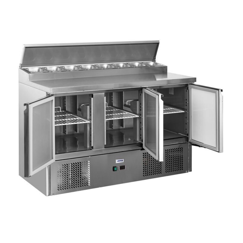 Mesón Saladette Acero VMRSL-375 VENTUS