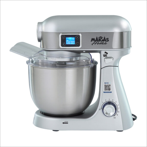 Batidora Pastelera 5 L  Acero Inox 10 velocidades MAIGAS
