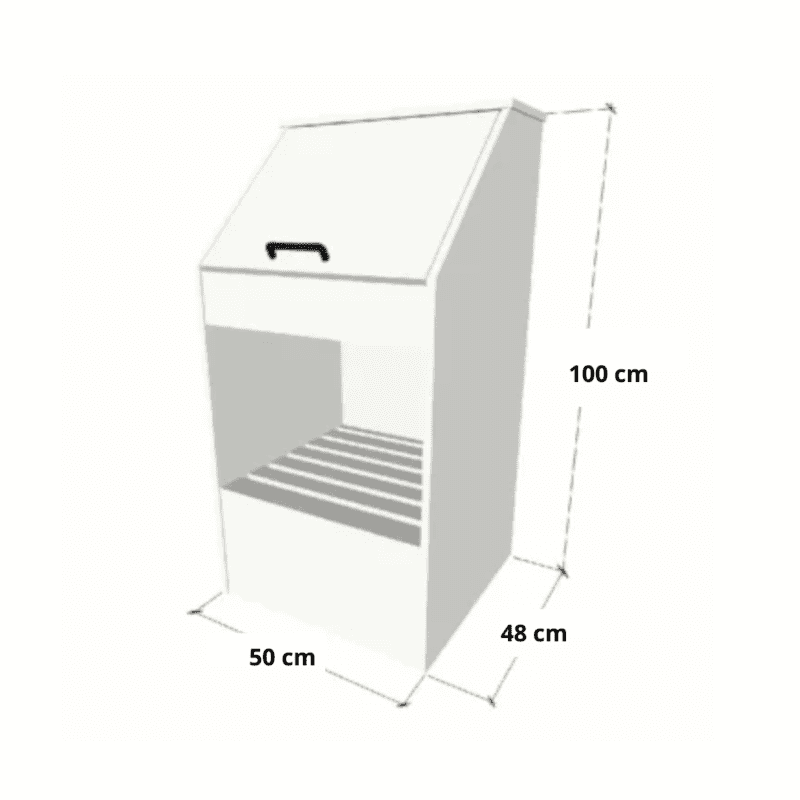 MEDIDAS Mueble Panadero Simple G&T