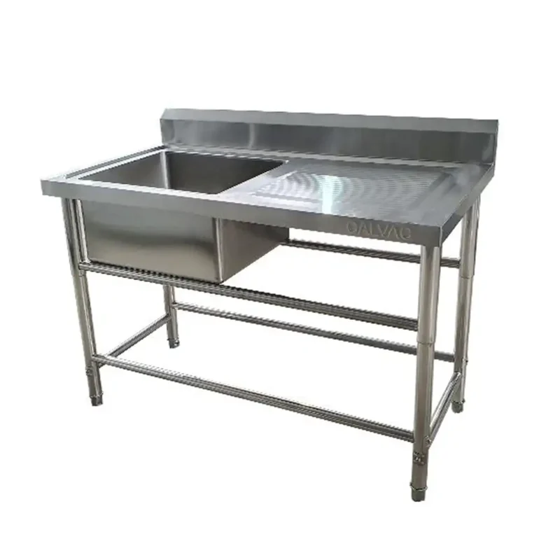 Lavafondo 120 cm con secante izquierdo Ecobeck